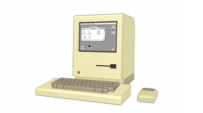 [MMD Accessory] Macintosh 128k