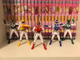 Liveman Bandai mini figures