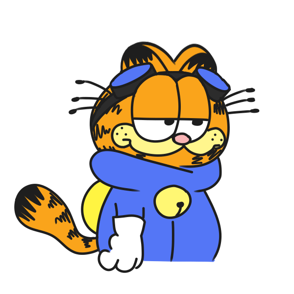 Garfield Blinx by NipChipCookies