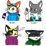 Poorly Drawn Blinx Characters