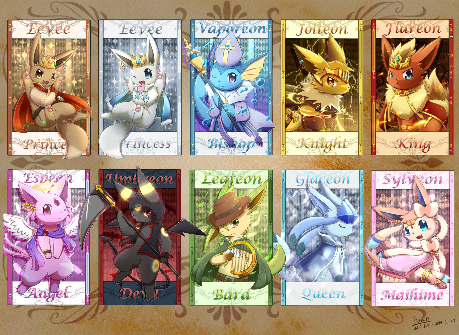Eeveelution by ffxazq on DeviantArt