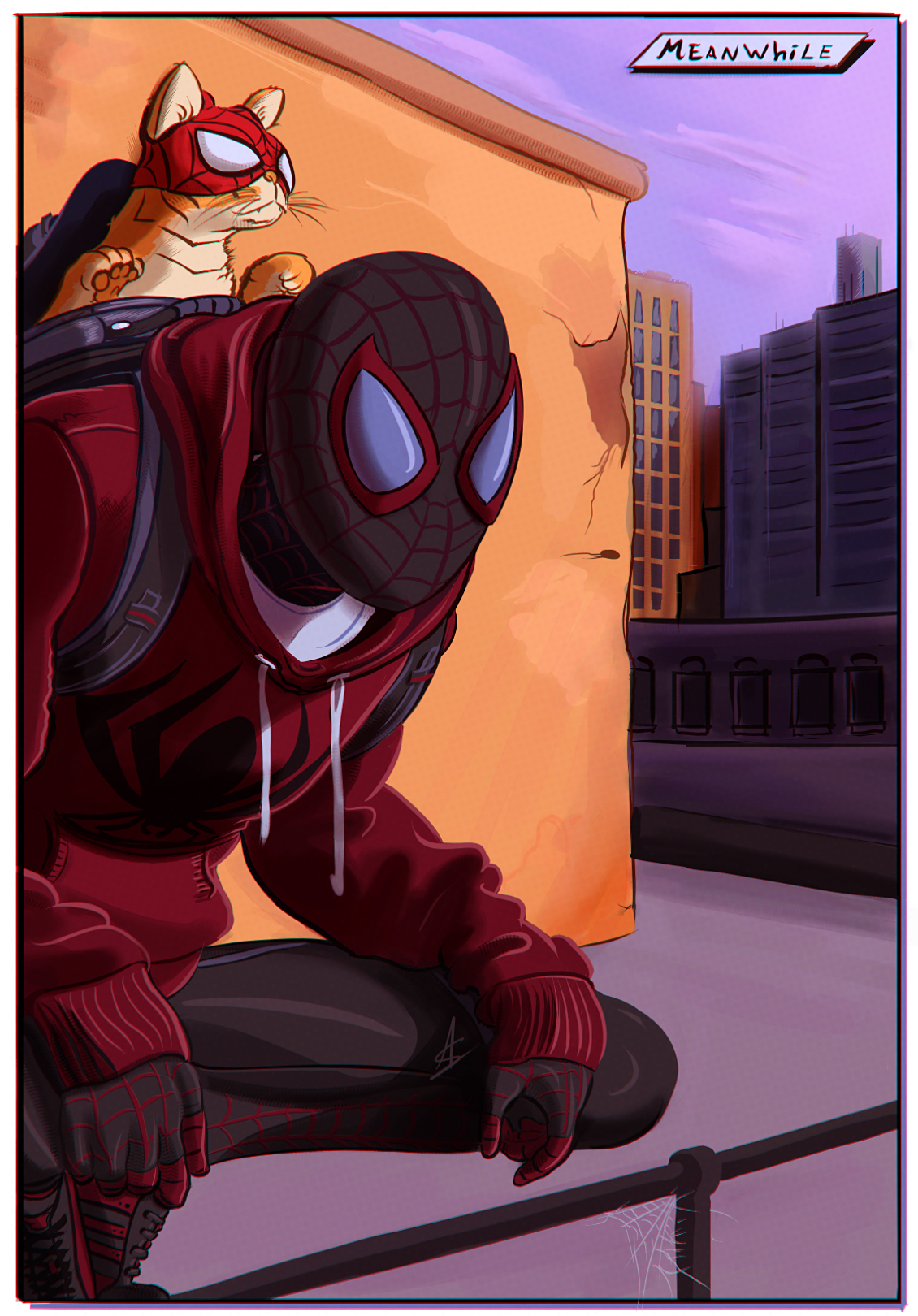 Spider-Man Miles Morales (Artwork by me) : r/Marvel