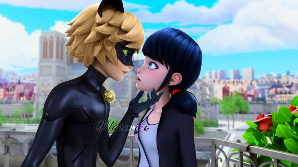 Marinette and chat noir