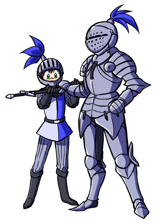 051617 Knight And Squire by PaulGQ on DeviantArt