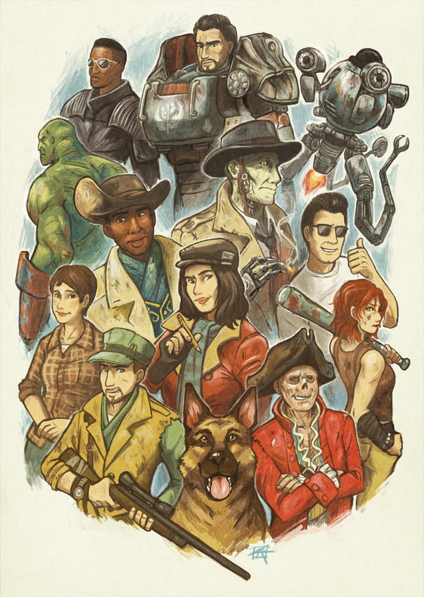 Fallout 4 - Companions by KerriAitken on DeviantArt