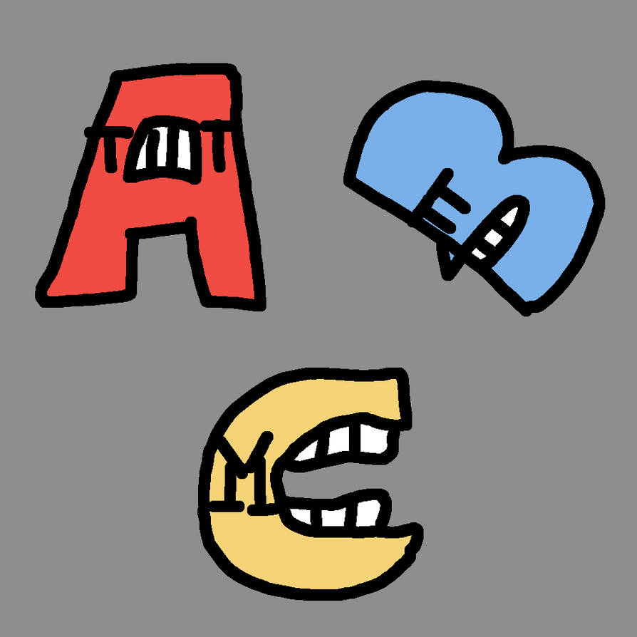 Alphabet Lore but something is weird by alalallallalagarbage on DeviantArt