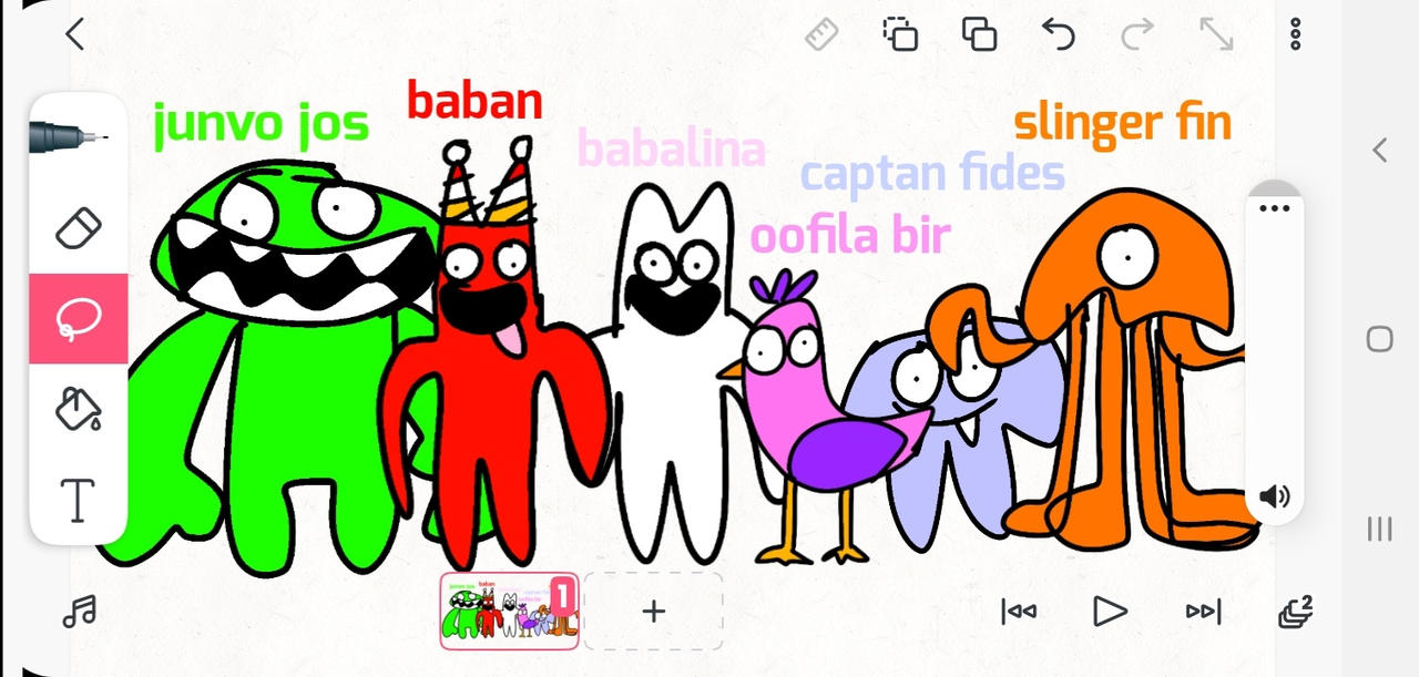 The original fantastic garten of banban characters by fanofbaldisbasics