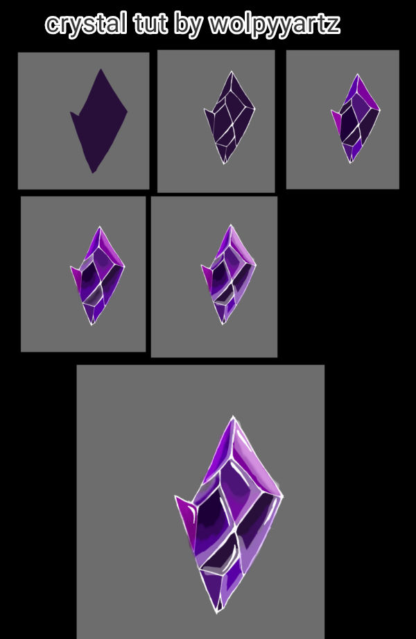 Lil random crystal tut by wolpyyartz on DeviantArt