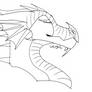 Dragon coloring page