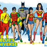 The Teen Titans of the 1960s with the JLA mentors