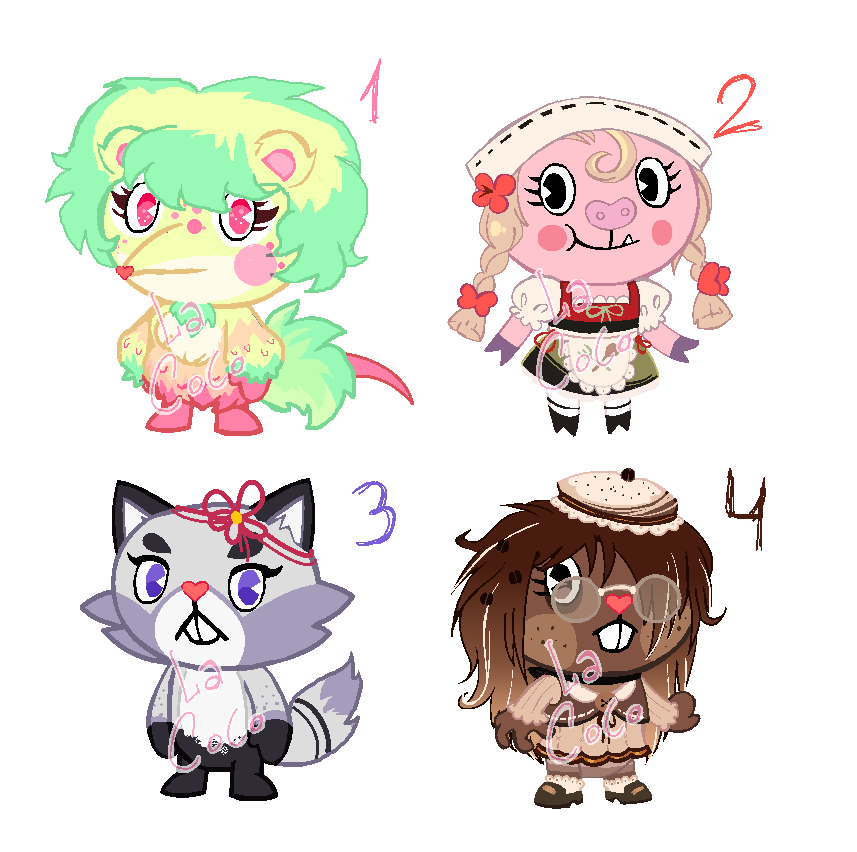 Cheap HTF Adoptables by La-Cocotua on DeviantArt