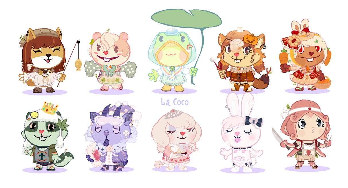 Big Comfort OCs List | HTF OCs by La-Cocotua on DeviantArt