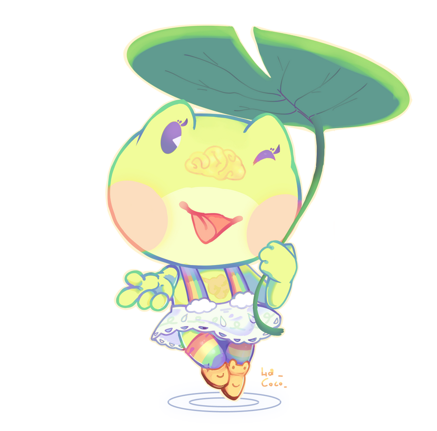 HTF OC | Raindrop the Frog Simple ver by La-Cocotua on DeviantArt