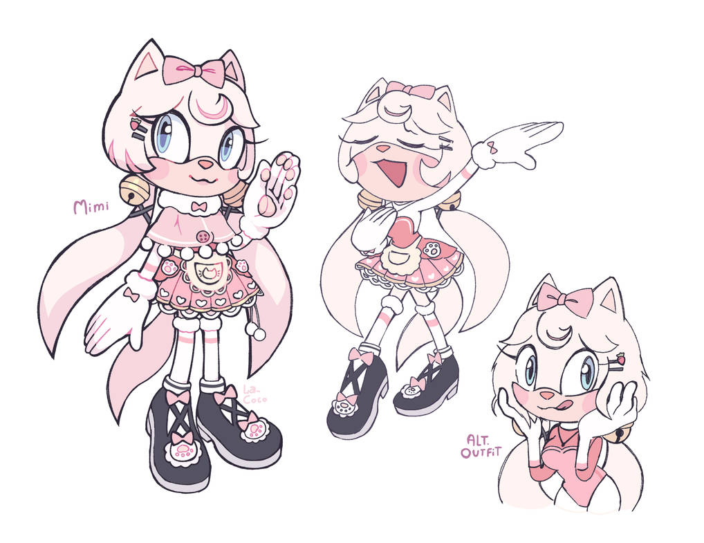 Sonic OC / fan character | Pink overdose by La-Cocotua on DeviantArt