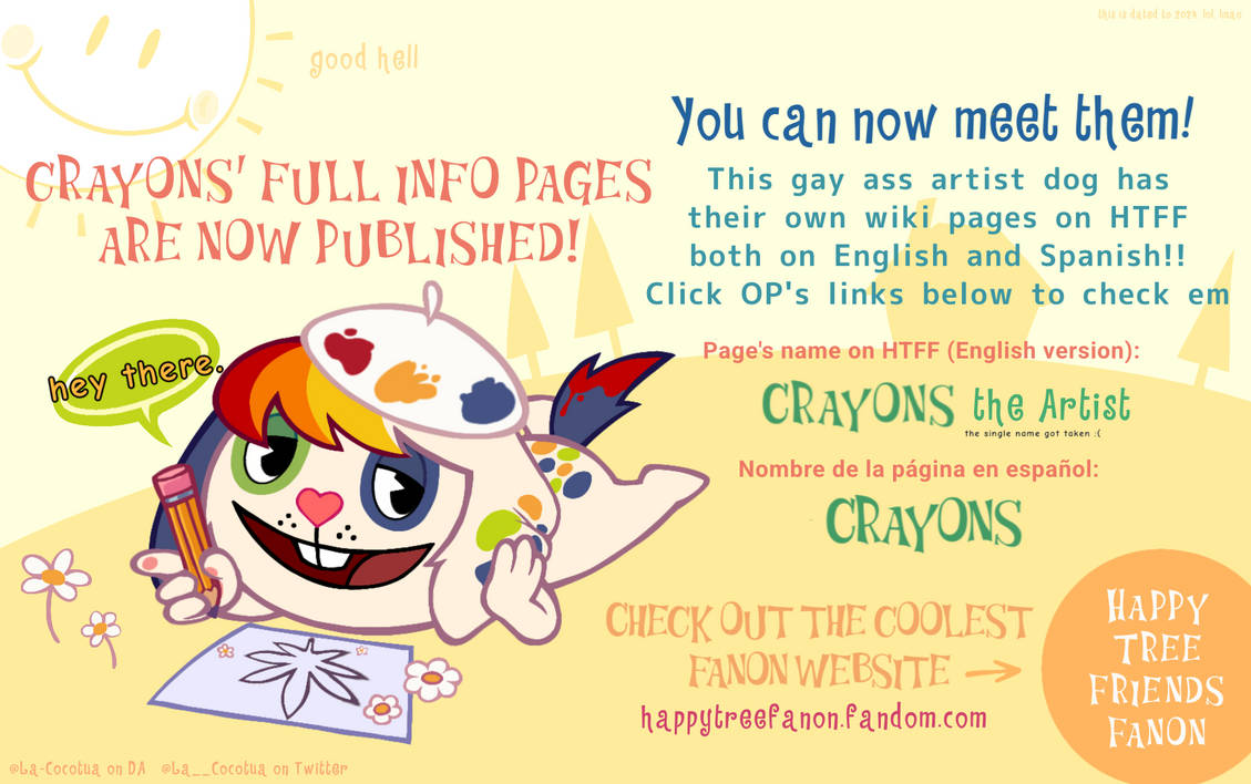 Happy Tree Friends OC info pages | HTFF by La-Cocotua on DeviantArt