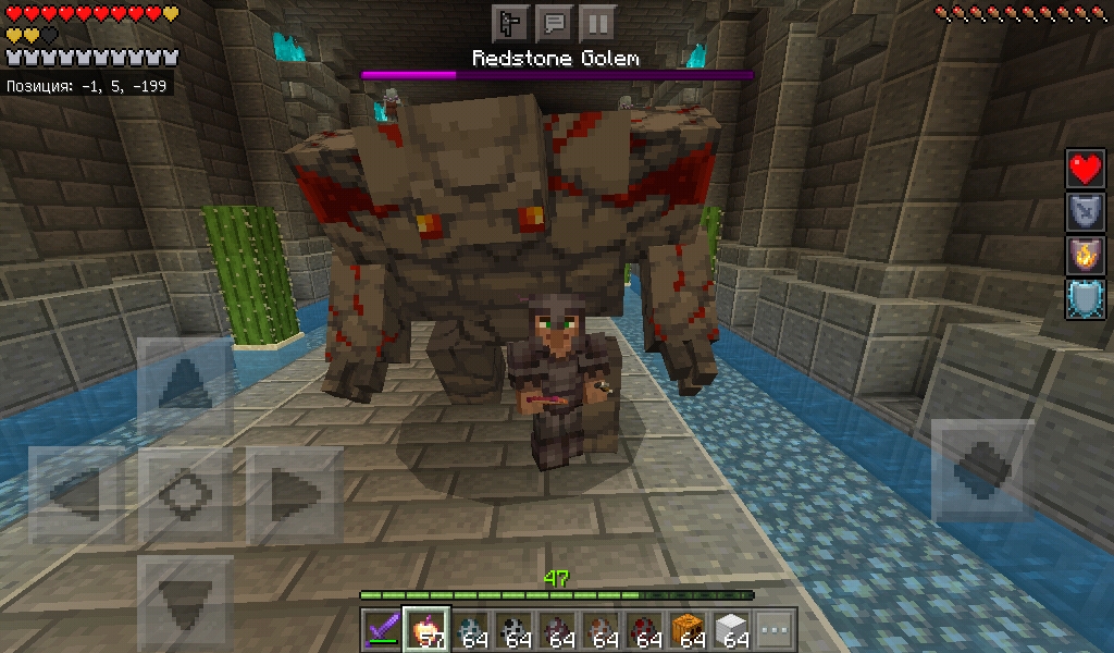 Redstone Golem In The Desert Temple By 1i2l3l4a5g6e7r On Deviantart