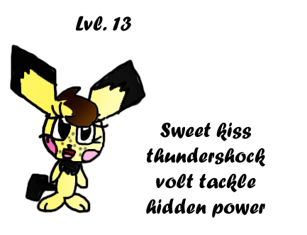 NEW CHARACTER: Cassidy the pichu