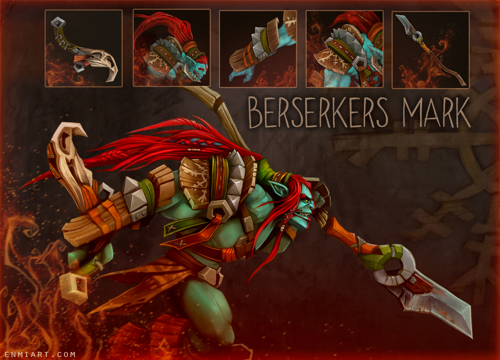 Huskar - Dota 2 Set Berserkers Mark