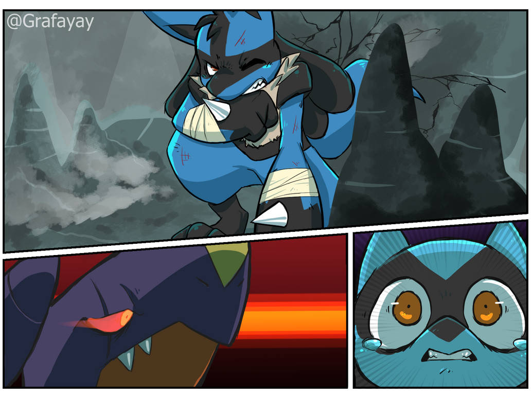 Injured Lucario by Grafayay on DeviantArt