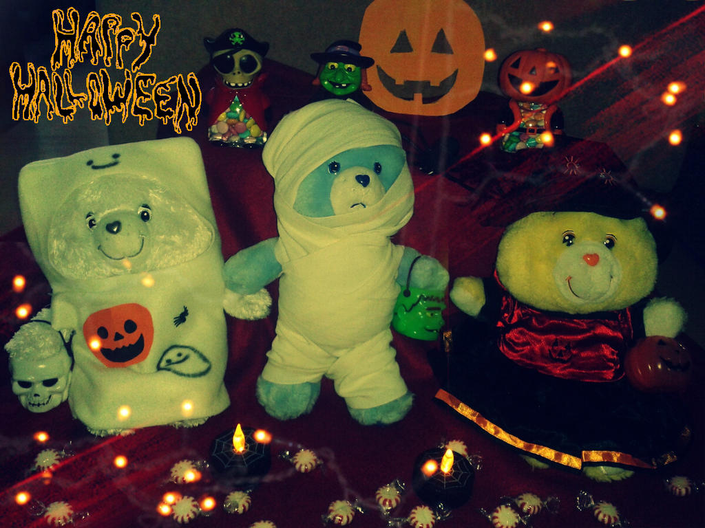 Happy Halloween with Care Bears by JigokuShoujoLuna on DeviantArt