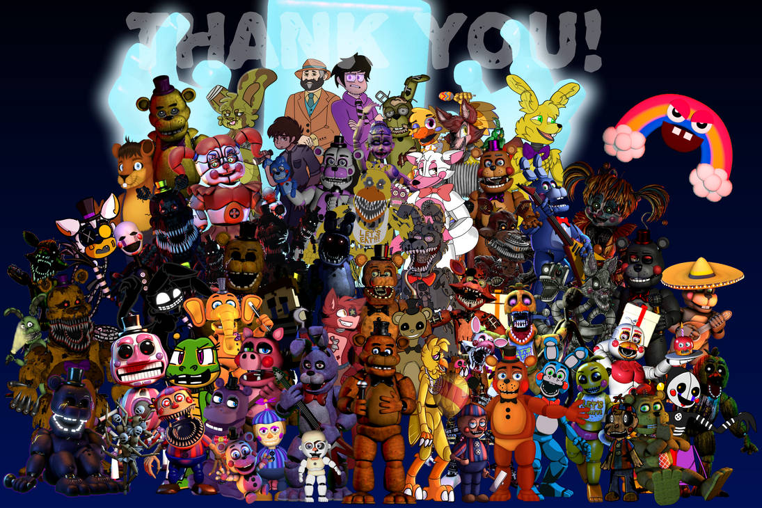 FNaF THANK YOU COLLAB! (DONE) by FlareBeans on DeviantArt