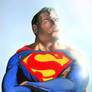 Superman-looking up