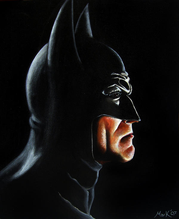 Batman Back Profile Batman side profile by markhossain on DeviantArt