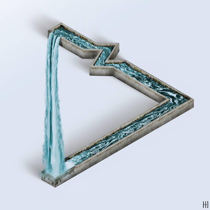 Infinite Waterfall by cryhhd on DeviantArt
