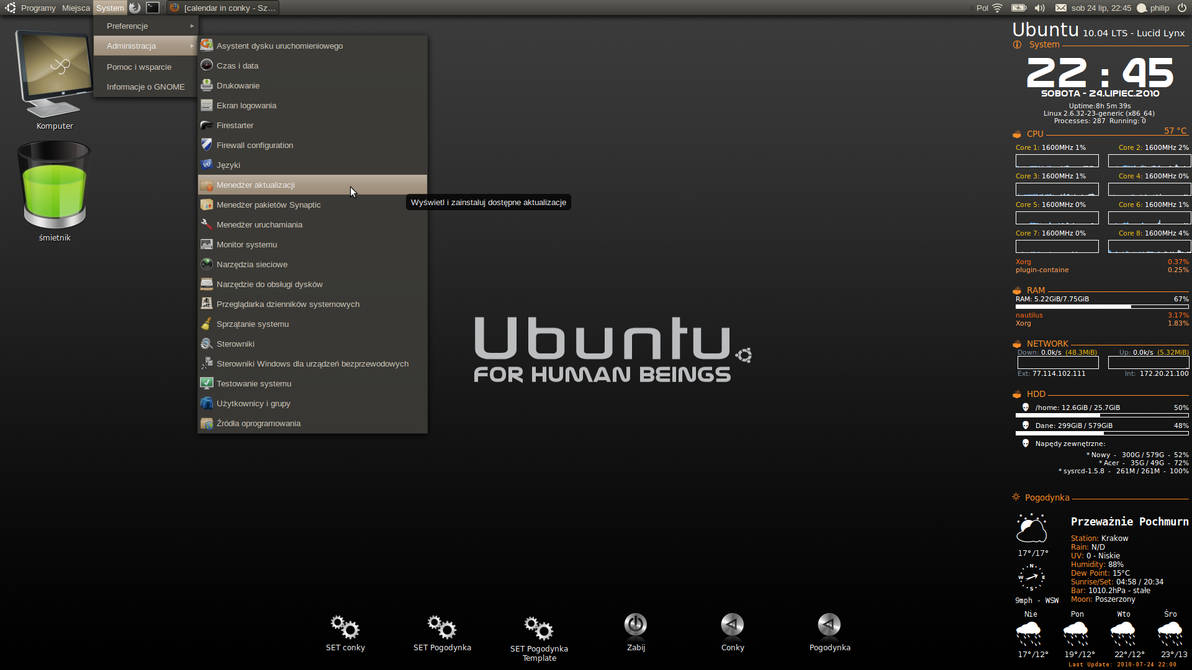 Ubuntu desktop by philip100 on DeviantArt