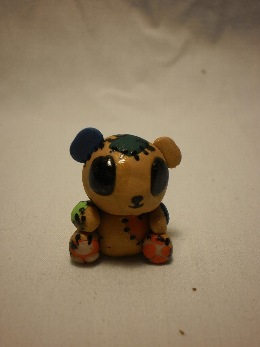 Patched Teddy bear (front)