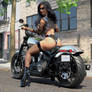 Reina Fantasy Biker Babe by 007Fanatic re-uploaded