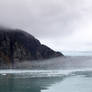 Glacier in the Mist
