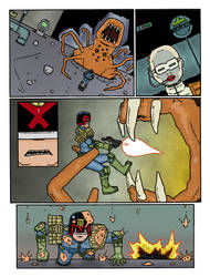 Dredd One Page Story Coloured.