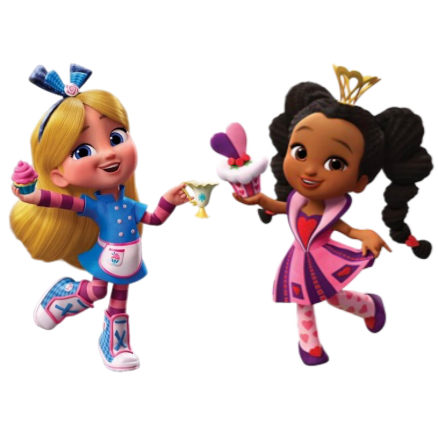 Alice And Rosa Holding With Mug And Cupcake PNG by alicexprincessrosa ...