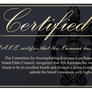 Certified Dam Documentation