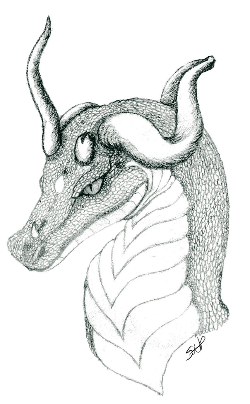 Dragon bust