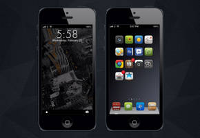 Iphone 5 - The City lockscreen