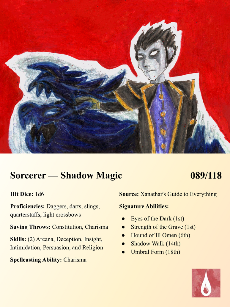 Shadow Magic Sorcerer DND Subclass Cards 89 118 By Netheraptr On shadow-magic-sorcerer-dnd-subclass-cards-89-118-by-netheraptr-on