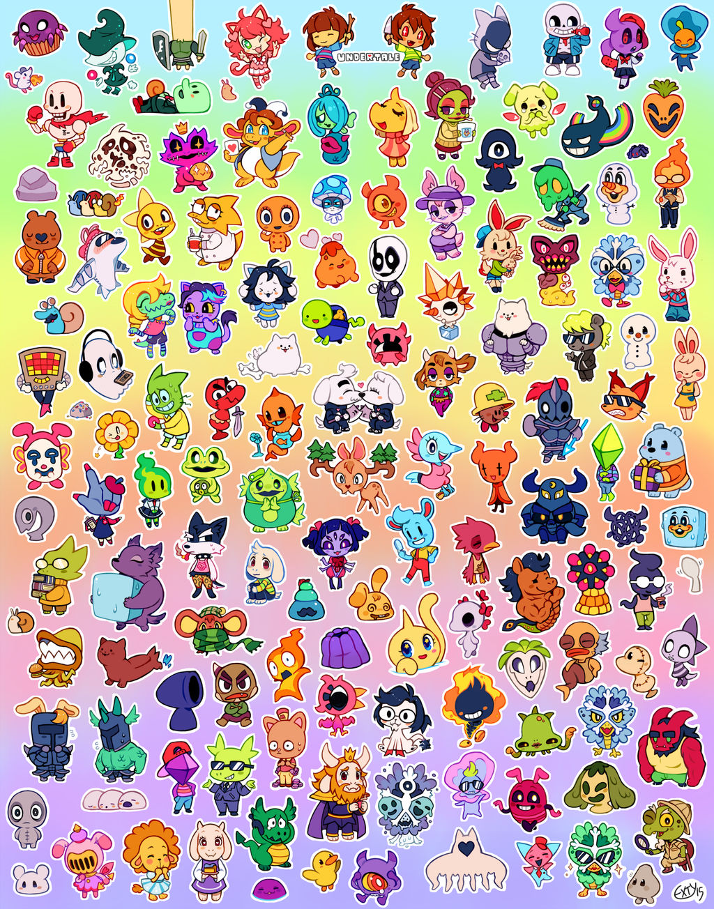 undertale by extyrannomon