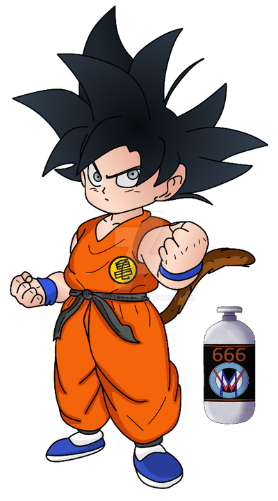 High Quality Kid Goku Vector Art Design