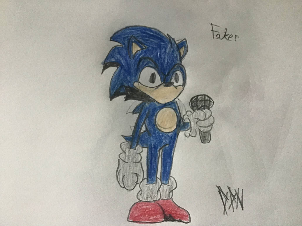 FNF vs sonic exe- Faker by derpyderpynathan on DeviantArt