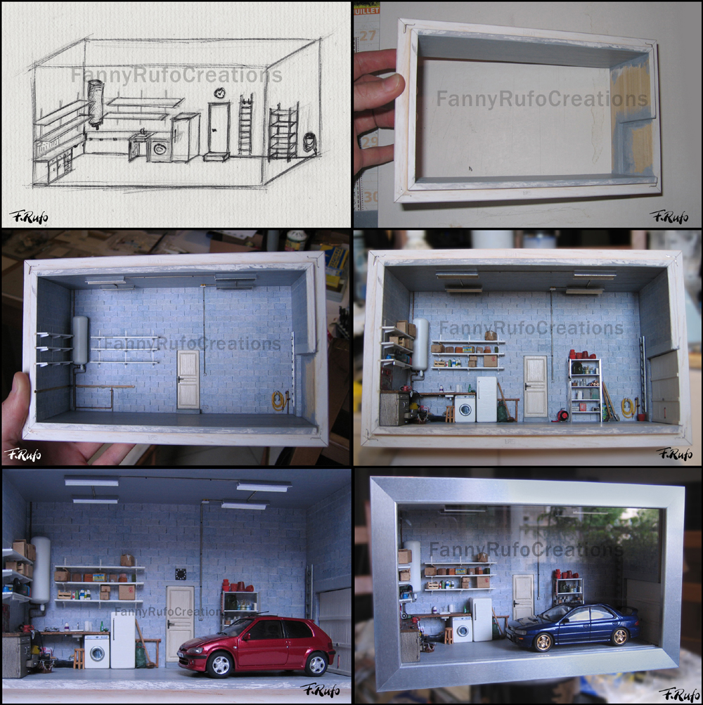 Diorama Garage 1:43 by FanouLouloute on DeviantArt