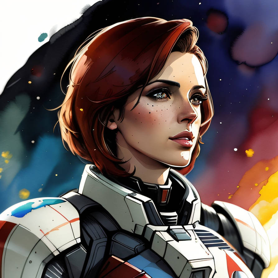 Commander Shepard by Anesthaesia on DeviantArt