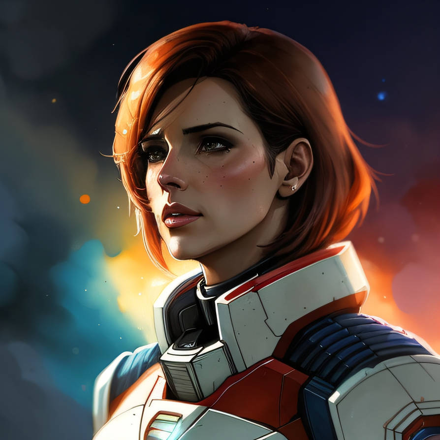 Commander Shepard by Anesthaesia on DeviantArt