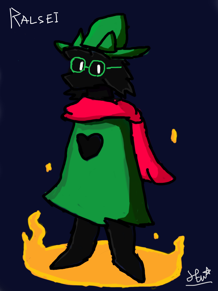 Ralsei (Fanart) by JamesTheMilkshake on DeviantArt