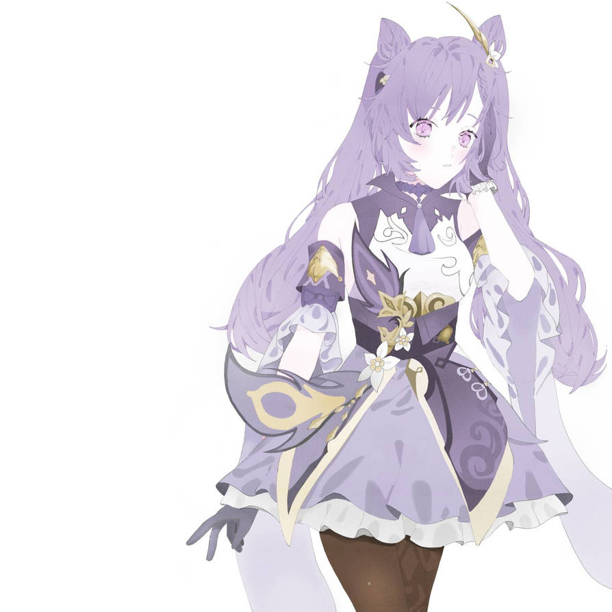 genshin impact keqing fanart by sayakamayu on DeviantArt