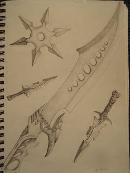 Random Weapon Drawings