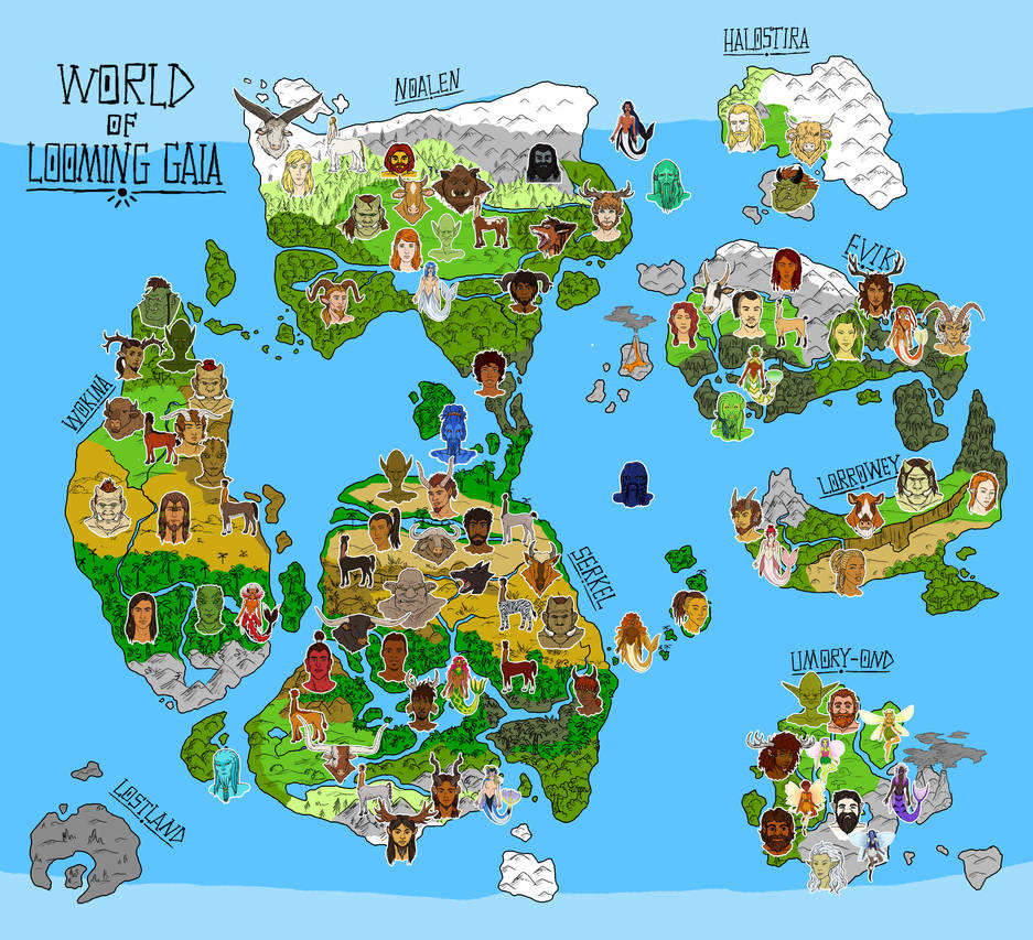 Wgll Guide WLG Map 2021: Species Version by The-Greys on DeviantArt