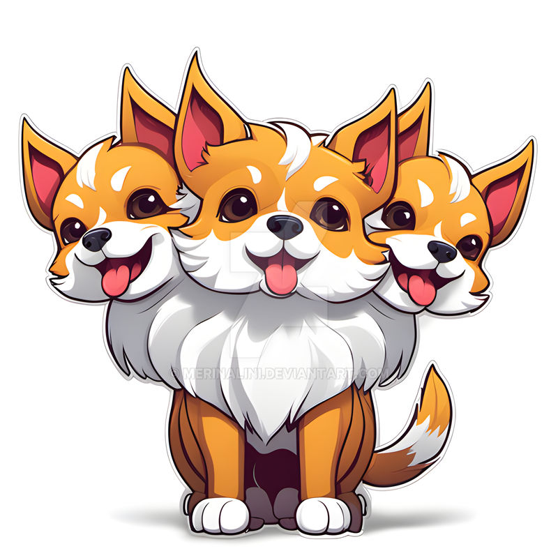 cute Cerberus by Merinalini on DeviantArt