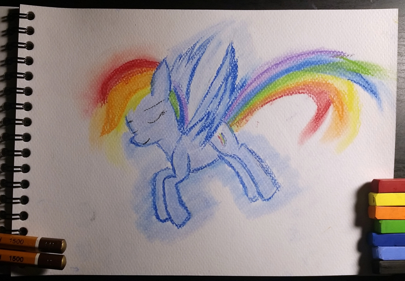 One Hour Pastel Rainbow